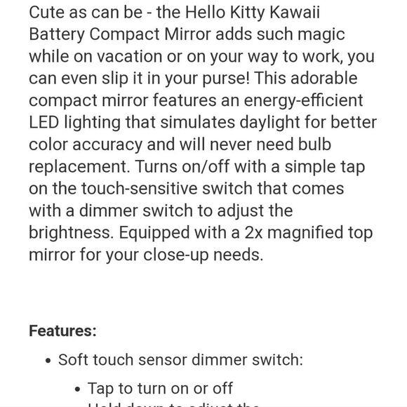 Impressions Hello Kitty Compact Mirror - Picture 8 of 9